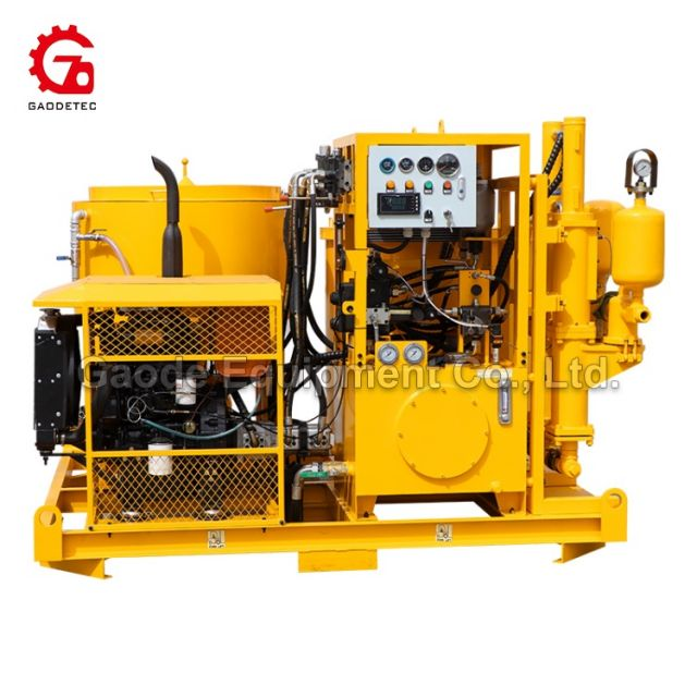 Gaodetec GGP400/700/80DPL-D High Pressure Diesel Engine Grouting Injection Plant for Sale